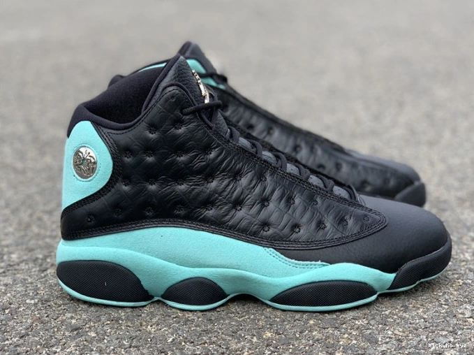 414571-030 Jordan Green 13 Black Island Retro Air 0818